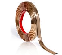 Flexible Molding Trim Self Adhesive,PVC Trim Caulk Strip,Peel and Stick Molding for Wall Edge Corner, Cabinet, Tile,Ceiling,Floor,Corner Decor and Mirror Decoration (Gold)