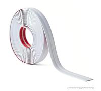Flexible Moulding Trim 5M White Self-Adhesive Edging Strip PVC Corner Trim Peel and Stick Wall Corner Protectors for Tile, Mirror, Ceiling, Floor, Panel, Cabinet (3 cm Wide)