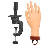 Flexible Nail Training Hand - Beginner Practice Hand, Adjustable Hand | Nail Mannequin Hand, Professional Nail Training Supplies, Prá Hands