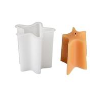 Flexible Nonstick Candle Molds Set for Beginners Craft Enthusiasts Featuring Starfishes Moon Pyramid Cloud Flower Shapes Silicone Candle Molds for Beginners Handmade Soap Ice Cubes