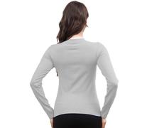 Flexible Nylon Fitness Shirt Color Long Sleeve with Soft Texture Enhances Comfort for Stretching Routine Elastic Fitness Top for Stretching