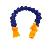 Flexible Oil Coolant Hose 6pcs 300 400 500 600mm Plastic Round Flat Nozzle Adjustable 1/4 3/8 1/2(Flat and switch,300MM-THREAD DIA 12.5MM)