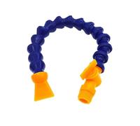 Flexible Oil Coolant Hose 6Pcs 300-600mm Round Flat Nozzle Plastic Water Pipe 1/4 3/8 1/2(Flat and switch,400MM-THREAD DIA 20MM)