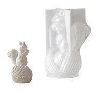 Flexible Ornament Squirrels Shape Silicone Texture for Epoxy Crafting Supplies Creative Crafting Mold