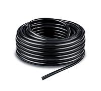 Flexible PE Garden Irrigation Hose Pipe Heavy Duty Black Lawn Watering Tube for Outdoor Plants and Yard 8mm（1/4in） 20m(65ft)