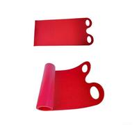 Flexible PE Snow Sled with Roll-Up Capability for Easy Storage in Small Spaces, Suitable for Urban and Rural Snow Areas (red backing)