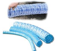 Flexible Perforated Drain Pipe 2 3 4 6 8 10 12in,Outdoor Soft Infiltration Drainage Pipes,High Compression,Seamless Installation,for Groundwater Management(Dia 8cm(3.1in),10m/32.8ft)