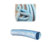 Flexible Perforated Drain Pipe 2 3 4 6inch, Non Woven Steel Wire Reinforced Permeable Tube,High Compression,Seamless Installation,Underground Redirect Water Tube(10cm/4.1in,L 23m(75.5ft))