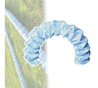 Flexible Perforated Drain Pipe, Corrugated with Steel Wire, High Strength for Gardens Patios Lawns, 131ft