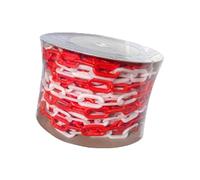 Flexible Perimeter Control Chain 25M Roll for Event Crowd Management and Construction Site Weatherproof Driveway Barrier Chain