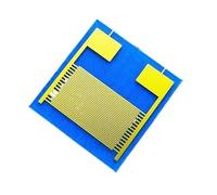 Flexible PET Interdigitated Gold Electrodes for Healthcare applications Gas Sensors - Customizable IDE Capacitor Chip 10mm x 10mm(2PCS)