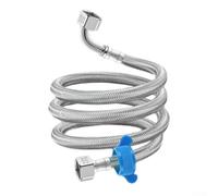 Flexible Pipe Connector Elbow Flexible Hose Pipe Plumbing Bathroom Kitchen Convenient DIY Replacement Flexible Pipe Connector(100cm)