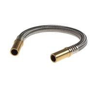 Flexible Pipe Hose Shank Adaptor 15mm x 15mm Shank x 300mm 9.5mm Bore