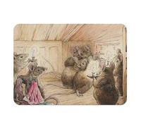 Flexible Placemat Cork Backed Placemats Family Mouse in the Attic Illustration Child Beatrice Potter - Large Size 39.5 x 28.5 cm