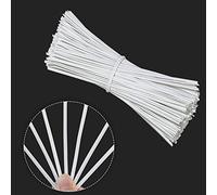 Flexible Plastic Nose Bridge Strips - Sewing Clips 91mm Bendable Nose Wire, Adjustable Flat Nose Clip for Sewing Mask, Making Face Cover, DIY Crafts, 10pcs