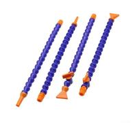 Flexible Plastic Pneumatic Coolant Tube for Lathe, For CNC Machine & Hydraulic Tools - External Thread, /4 in / 3/8 in / /2 in, Round or Flat Nozzle