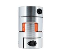 Flexible Plum Coupling 1PC CNC Flexible Jaw Spider Plum Coupling Shaft Coupler D40 L66mm 14/17mm With a keyway 5mm at one end(10-19 a keyway 5mm)