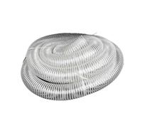 Flexible Polyurethane Ducting Hose Transparent PVC Wire Steel Tube for Suction, Exhaust Pipe,Inside Diameter 20-100mmx1-5 Meter,1Pcs(2 Meter,Inner Diameter 45mm)