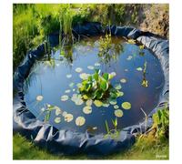 Flexible Pond Liner Puncture Proof Garden Pool Membrane Easy Cut 7x8m Replacement for Aquaculture Landscape Design Waterproof & Garden Solutions