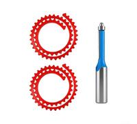 Flexible Profile Gauge with Scraper, Rubber Shaping Strip | Features pre drilled holes for easy mounting and thick anti twist design to copy complex curves without cracking