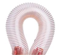 Flexible PU Ducting Hose for Industrial Vacuum Applications Temperature Range -40°C to +90°C Polyurethane Material High Efficiency Airflow Lightweight and Flexible