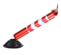 Flexible PU Parking Bollard Post, Removable Traffic Delineator Post Cone with Reflective Band, Parks/Garden Pathways/Streets Visual Driveway Barrier, 30inch 40inch High (Color : 1 Piece, S