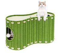 Flexible Puss Theater Highlighting Clawing Post Bed and Security Refuge Twelve Hundred Multiple Home Settings Detachable Puss House Constructed for Clawing Resting Concealing Tasks Various Locations