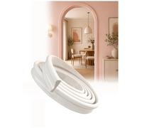 Flexible PVC Arch Molding Trim, Cuttable Curved Door Frame Trim Kit(3 Meter/9.8ft,W-2 CM)