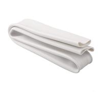 Flexible PVC Draft Stopper Strip for Door Bottom Sealing to Prevent Wind, Water, and Noise Entering The Room (White)