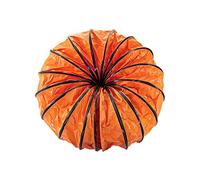 Flexible PVC Duct Hose with Adjustable Rope and D-Ring, Folding Portable Retardant Ducting for HVAC Heating Cooling Ventilation