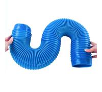 Flexible PVC Dust Collection Hose Extension for Shop Vac - 3-16.4 Ft, Ideal for Ventilation/Conditioning/Woodworking(L3ft 70mm)