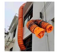 Flexible PVC Exhaust Duct Hose, High Temperature Resistant Ventilation Tube for Workshop, Garage, Basement, and Farm Venting Systems
