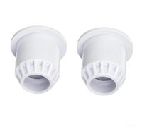 Flexible PVC Hose Adaptor Kit 1.5" for Intex 4553 Above Ground Pool, Compatible with Game Solar Pro Heaters, Pre-installed Gaskets Included(2 Pcs)