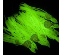 Flexible PVC Octopus Skirt Lure That Mimics Live Prey for Increased Strikes from Hungry Saltwater Fish in Any Season (6cm White)