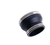 Flexible PVC Pipe Coupling 1PC 3PLY 76mm Length Silicone Straight Reducer Coolant Hose ID 63 70 83 85 90 76 64 67 84 89 75 MM Black(ID75-80mm)