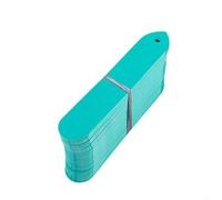Flexible PVC Plant Labels 200Pcs 10x2cm Reusable Garden Tags Easy to Write | Matte finish for surface for permanent marker writing Multiple colors including red white blue green Easily cleaned for