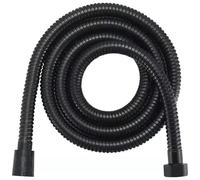 Flexible PVC Shower ain Hose 1.5M 2M 2pcs Black Silver Bathroom Exteon Pipe for Showerhead Accessories Easy Installat Water Hose for Home Use