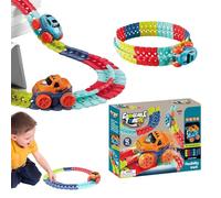Flexible Race Track - DIY Assembly Kit, Electric Educational Toy, Smooth Edges Continuous Play | Birthday Celebration For, Surprise Holiday, Boys And Girls, Students, Const