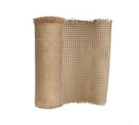 Flexible Rattan Mesh Roll Sheet with Webbing Material for Chairs, Suitable for Restoration and Crafting with Multiple Custom Size Options (L)