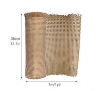Flexible Rattan Mesh Roll Sheet with Webbing Material for Chairs, Suitable for Restoration and Crafting with Multiple Custom Size Options (F)