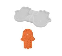 Flexible Recyclable Hand of Fatima Elastomer Cast for Artisanal Handicrafts Jewelry Soap Detailed Texture Low Maintenance Detailed Fatima Hand Craft Cast