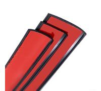 Flexible Red Pvc Quarter Round Trim 3.0m Length Self Wall Floor Molding For Bathroom Kitchen Corner Protection And Decor(3.0cm 3.0m pack)