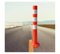 Flexible Reflective Traffic Delineator Cone for Driveways, Street, and Parking Safety