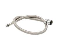 Flexible Replacement Shower Hose, Stainless Steel TPV Shower Replacement Hose 50-80cm(80cm)