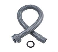 Flexible Retractable Sink Drain Tube for 45 mm / 55 mm Joint Outlet, PVC Basin Waste Pipe for Kitchen & Bathroom Sinks, Adjustable Drain Hose(1 m)