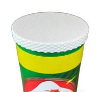 Flexible Reusable Lid compatible with Comet Cleanser | Fits snugly on powder cleanser can | Cover for cans like Comet cleaner cans (White)