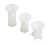 Flexible Reusable Silicone Candle Holder For Mold for Taper Candles Roman Column Style Resin Epoxy Casting Craft Project DIY Candle Making Tool (A:M)