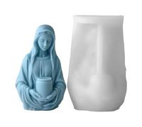 Flexible reusable silicone mold with intricate carving design suitable for artistic work and projects