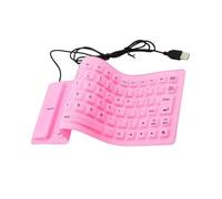 Flexible Rolls Up Silicone Keyboards 85Keys USB Wireds Dustproof Silents For PC And Laptop