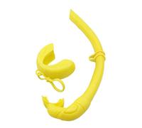 Flexible Rolls Up Silicone Snorkels Swimming Swim, Yellow